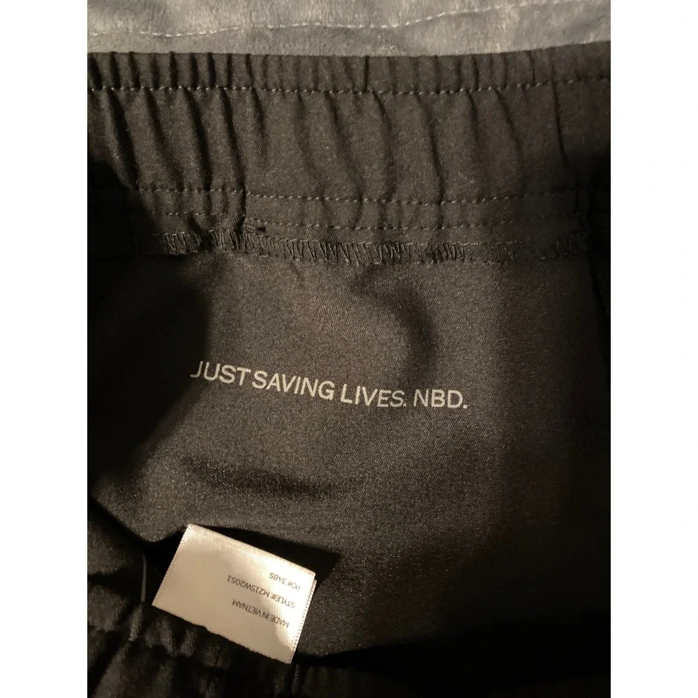 FIGS Technical Collection Black Tansen Jogger Scrub Pants M21SW2051 Size S 0023